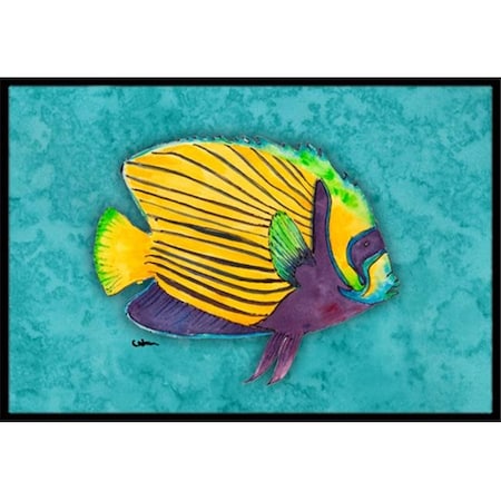 Carolines Treasures Carolines Treasures 8674MAT Fish Tropical Indoor Or Outdoor Mat - 18 x 27 in. 8674MAT